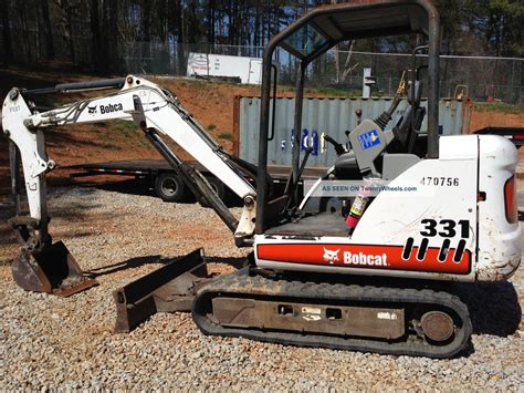 bobcat mini excavator 331 specs